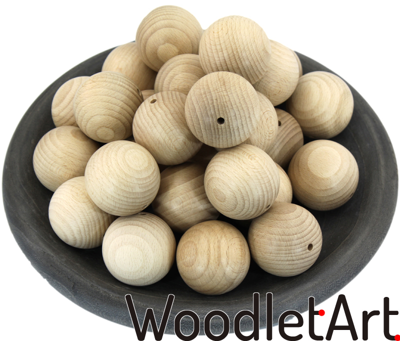 Drewniane kule 50mm średnica 5cm